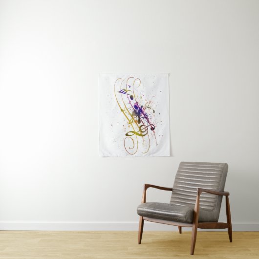 Farbiger Spritzer Wandteppich (Beispiel)