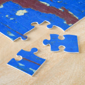 Farbiger Stahlrost: abstrakte Textur Puzzle (Seite)