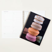 Farbiger Stapel französischer Macarons Planer (Anzeige)