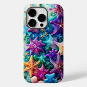 Farbiger Starfish Case-Mate iPhone Hülle (Rückseite)