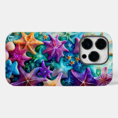 Farbiger Starfish Case-Mate iPhone Hülle (Rückseite (Horizontal))