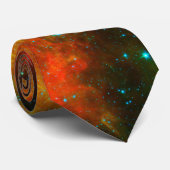 Farbiger Starnebel Krawatte (Gerollt)