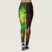 Farbiger Starnebel Leggings (Rückseite)