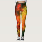 Farbiger Starnebel Leggings (Vorderseite)