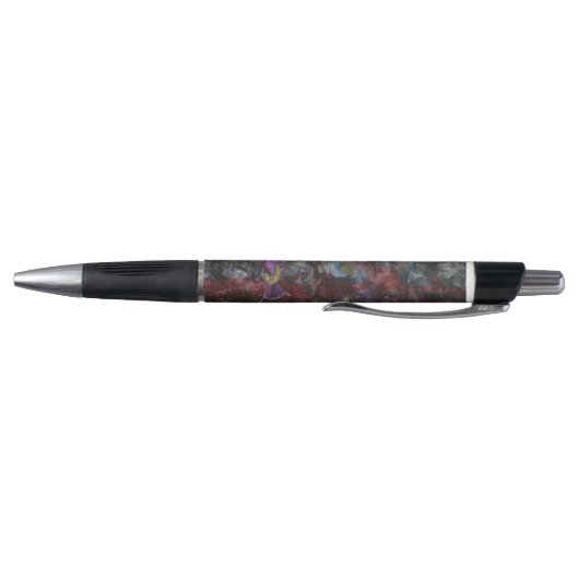 Farbiger Stift von Hummingbirds in Flight (Schwarz (Unterseite)
