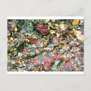 Farbiger Stream Postkarte