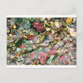 Farbiger Stream Postkarte (Vorderseite)