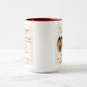 Farbiger Suchstil-Mutter-Foto-Tribut Tasse (Zentrum)