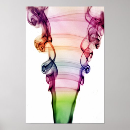 Farbiger Swirl Poster (Vorne)