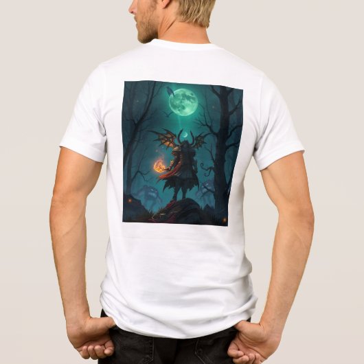 Farbiger T - Shirt (Rückseite)