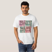 Farbiger T - Shirt für Männer (Vorne ganz)