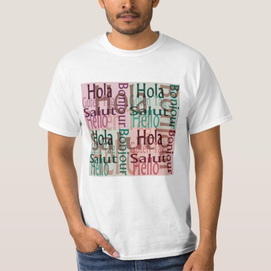 Farbiger T - Shirt für Männer (Vorderseite)
