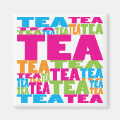Farbiger Tee Magnet (Vorne)