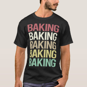 Farbiger Text Backbäcker T-Shirt
