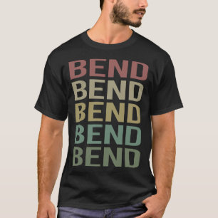 Farbiger Text biegen T-Shirt