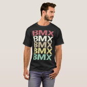 Farbiger Text BMX T-Shirt (Vorne ganz)