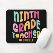 Farbiger Text des neunten Schullehrers