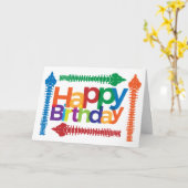 Farbiger Text mit Spines Chiropraktikum Geburtstag Karte (Gelbe Blume)