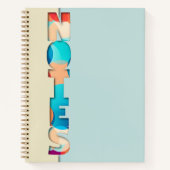 Farbiger Text Notizblock (Vorderseite)