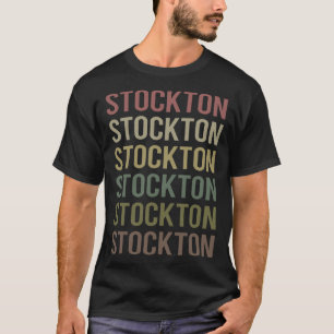 Farbiger Text Stockton T-Shirt