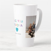 Farbiger Text und benutzerdefiniertes Foto "Liebe Milchtasse (Rechte Ecke)