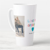 Farbiger Text und benutzerdefiniertes Foto "Liebe Milchtasse (Linke Ecke)