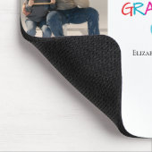 Farbiger Text und benutzerdefiniertes Foto "Liebe  Mousepad (Ecke)