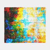 Farbiger Textureffekt. Schöne abstrakte Dekoration Fleecedecke (Vorderseite (Horizontal))