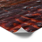 Farbiger texturierter Hintergrund aus Ölfarben. Te Poster (Ecke)