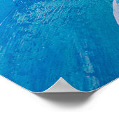 Farbiger texturierter Hintergrund, Fragment aus ei Poster (Ecke)