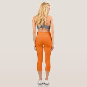 Farbiger Tiger Capri Leggings (Rückseite)