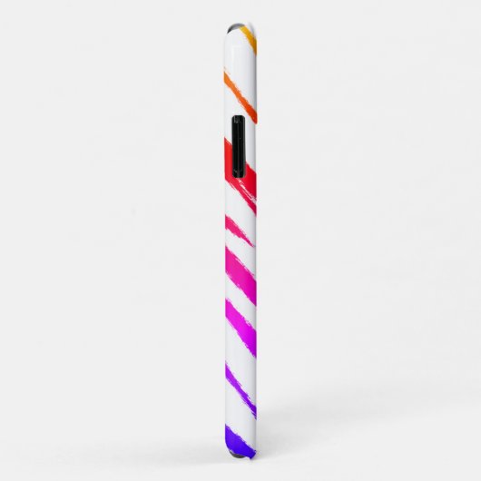 Farbiger Tiger Case-Mate iPhone Hülle (Hinten/Rechts)