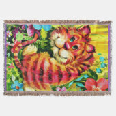 farbiger Tiger Decke (Vorderseite)