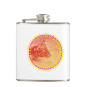 Farbiger Tiger Flachmann (Vorderseite)