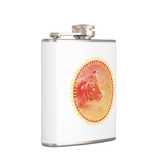 Farbiger Tiger Flachmann (Rechts)