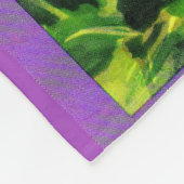 farbiger Tiger Fleecedecke (Ecke)