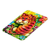 farbiger Tiger Magnet (Linke Seite)