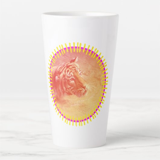 Farbiger Tiger Milchtasse (Vorderseite)
