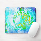 Farbiger Tiger Mousepad (Mit Mouse)