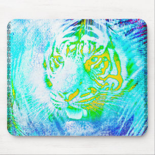 Farbiger Tiger Mousepad