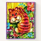 farbiger Tiger Notizblock (Rückseite)