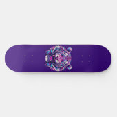 Farbiger Tiger Skateboard (Horizontal)