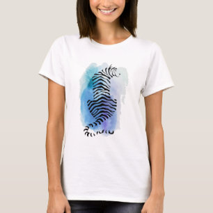 Farbiger Tiger T-Shirt