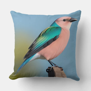Farbiger tropischer Vogel Wohnzimmer Dekor Kissen