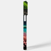 Farbiger tropischer Wasserfall Case-Mate iPhone Hülle (Rückseite / Rechts)