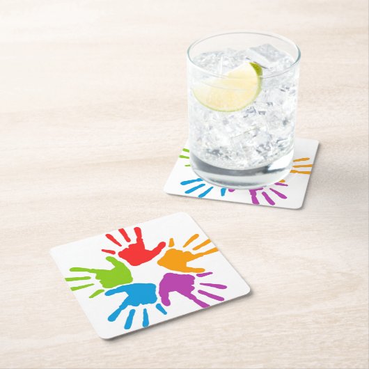 Farbiger Untersetzer (Vor Ort)