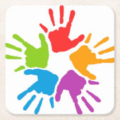 Farbiger Untersetzer (Vorderseite)