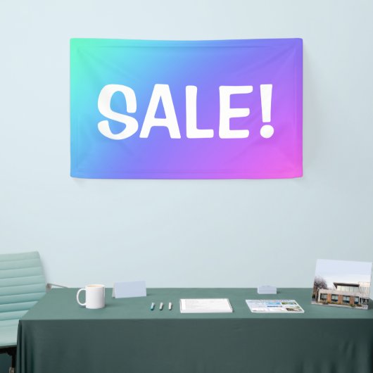 Farbiger Verkauf! Banner (Messeveranstaltung)