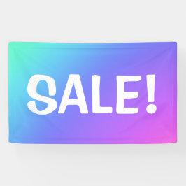 Farbiger Verkauf! Banner