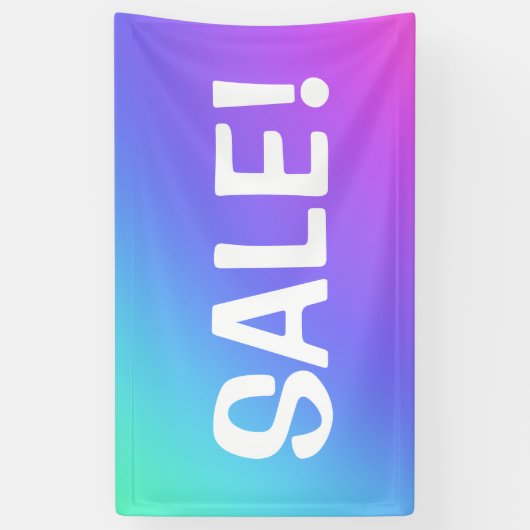 Farbiger Verkauf! Banner (Vertikal)